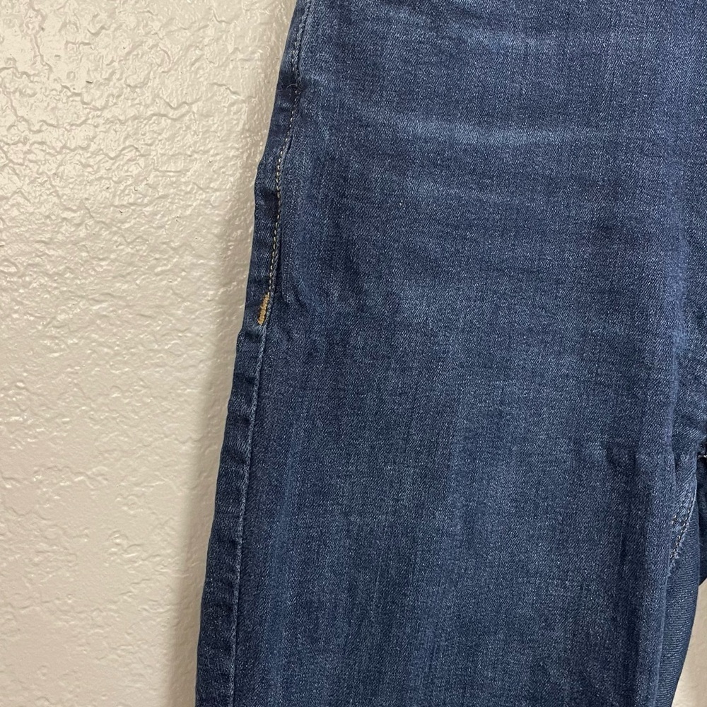 Elizabeth and James Dark Wash High Rise Organic Cotton Stove Pipe Jean Size 6/28 - Picture 3 of 11